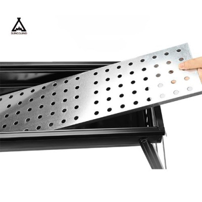 Combo Bếp nướng BBQ kéo cao cấp kèm than tre nén 3kg ít khói, an toàn, tiện lợi di chuyển