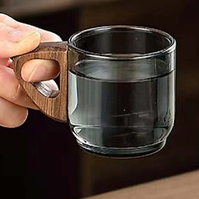 Bình trà thủy tinh màu xám 500ml sang trọng