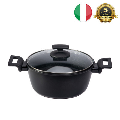 Bộ nồi chảo phủ kim cương DIAMANTE KUCHEN - Hàng Chính Hãng