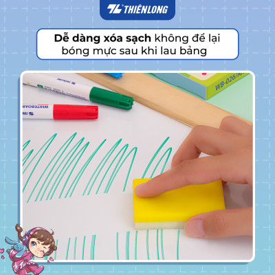 Hộp 7 Bút lông bảng - Whiteboard Marker Thiên Long WB-026/AK - Phiên bản Akooland