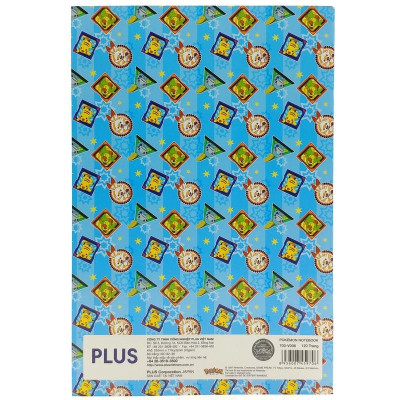 Tập Học Sinh B5 4 Ô Ly 120 Trang 70gsm Pokemon Notebook - Plus 700-V006