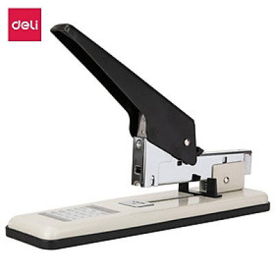 Dập Ghim Đại Deli Cỡ Lớn - Dập Tối Đa 80&210 Trang, Chất Liệu Kim Loại Chắc Chắn, Nấc Đo Tiện Dụng Giúp Đóng Chuẩn Xác