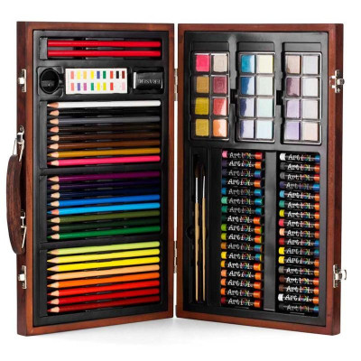 Bộ Hộp Gỗ Màu Vẽ Colormate 93W