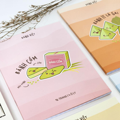 Tập Học Sinh Bánh Việt - Miền Nam - 4 Ô Ly - 96 Trang 80gsm - The Sun 04 - Bánh Pía