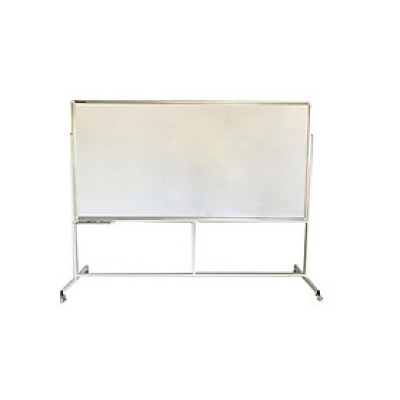 Bảng di động 1 mặt viết bút lông Poly - trắng kẻ ô ly Bavico 1,2x2,4m