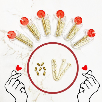 Bán Sỉ Vỉ 7 viên Đá Lửa và Dây Bấc (Tim Thay) dành cho Hộp Quẹt Bật Lửa Zipo loại thường