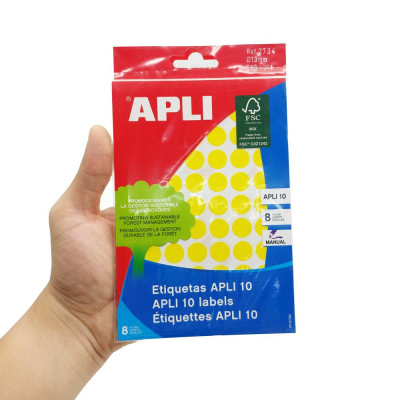 Nhãn Dán Vàng 10 Miếng 13 APLI - 2734