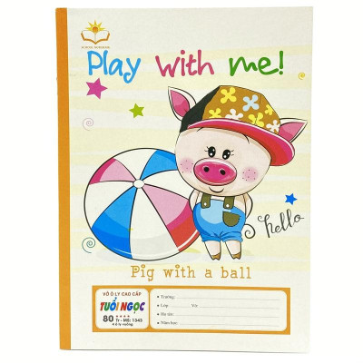 Combo 5 Tập Tuổi Ngọc 4 Ô Ly 80 Trang - Hải Tiến 1343 (Mẫu Màu Giao Ngẫu Nhiên)