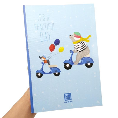 Combo 5 Vở South Star Dreaming - 4 Ô Ly 200 Trang ĐL 70g/m2 - Hồng Hà 0750 (Mẫu Màu Giao Ngẫu Nhiên)