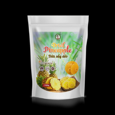 Ăn vặt siêu ngon - Dứa sấy dẻo - nguyên vị 100% tự nhiên - nông sản sạch