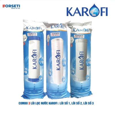 Combo 8 lõi lọc nước Karofi chính hãng dùng cho máy lọc nước Karofi KT-eRO80 - Hàng Chính Hãng