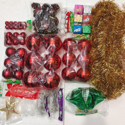 Combo Gói phụ kiện  trang trí cho cây noel cao 180-210cm