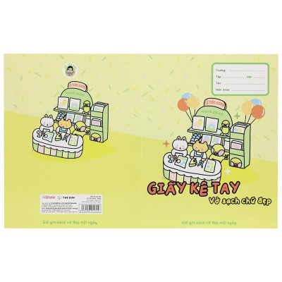 Giấy Kê Tay Cô Tiên Xanh - The Sun - Màu Vàng