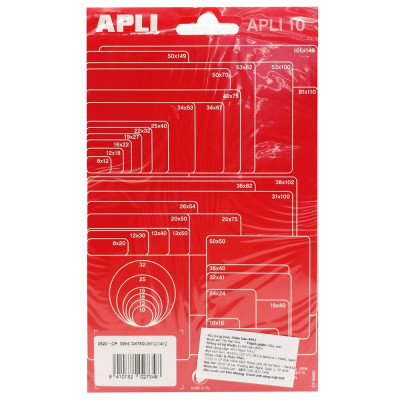 Nhãn Dán Vàng 10 Miếng 13 APLI - 2734