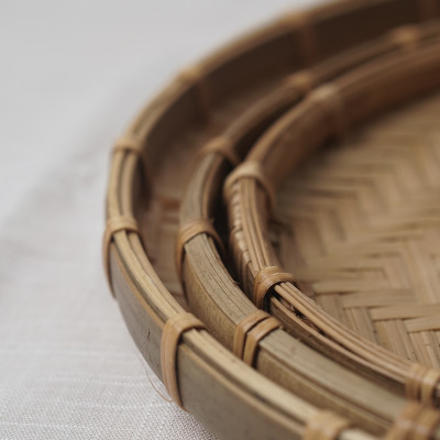 Mẹt tre làm thủ công tại các làng nghề truyền thống, 20-60cm (ẩm thực cổ truyền)