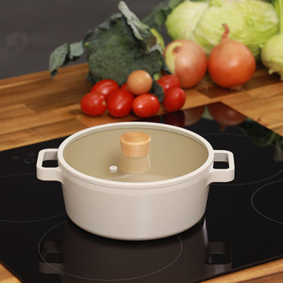 [Hàng chính hãng] Bộ 3 nồi cao cấp chống dính bếp từ Neoflam Fika Hàn Quốc. Made in Korea. Hàng có sẵn, giao ngay