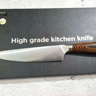 DAO - BỘ 3 DAO BẾP NHẬT BẢN THÉP DAMASCUS MÃ A3 DT2 nt topcomshop vn