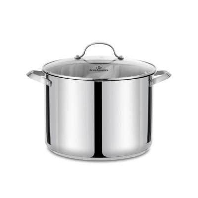 Nồi luộc gà inox 304 cao cấp 5 đáy Kalpen Lermat dung tích 12L/15L, bảo hành 5 năm chuẩn Đức