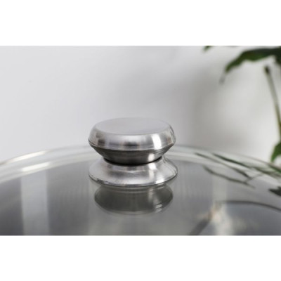 Bộ nồi xửng hấp inox 430 bếp từ 3 đáy Fivestar 30cm nắp kính - tặng 1 muỗng canh
