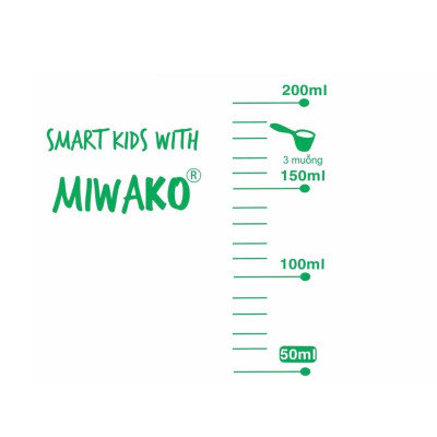 Cốc Chia Vạch Pha Sữa Bằng Thủy Tinh Cho Bé, Thiết Kế Riêng Thương Hiệu Sữa Hạt 24Grains