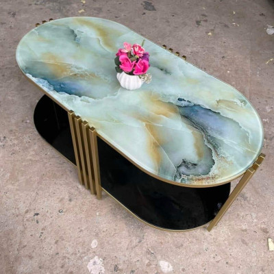 Bàn sofa chất lượng Juno Sofa 50 x 100 cm Họa tiết đá