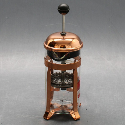 Bình pha trà, cà phê kiểu Pháp Bodum Chambord màu vàng đồng 350ml 1923-18, xuất xứ Bồ Đào Nha