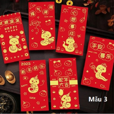 Bao Lì xì Tết 6 cái trong 1 bịch