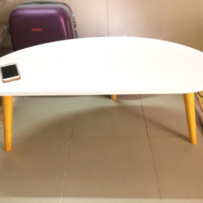Bàn trà, bàn sofa hột xoài trắng 100x50x45, bàn cafe phòng khách, bàn coffee, bàn gỗ cà phê
