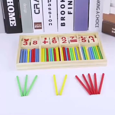 Bộ que tính học toán cho bé giúp bé học làm quen với phép tính cơ bản