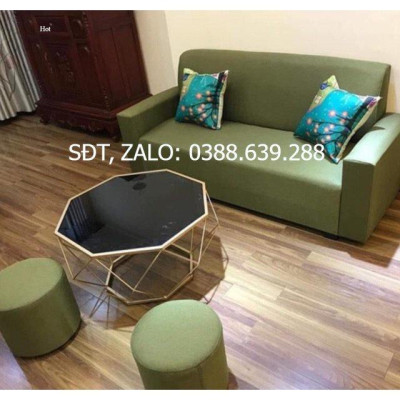 Ghế sofa kèm hai đôn hai gối
