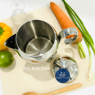 Bình ấm cà phê inox cao cấp Korkmaz Perla 0.85 lít - A283 - Hàng Chính Hãng