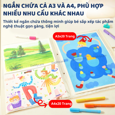 Túi Đựng Tài Liệu Nhiều Ngăn Mideer Colorful Creation Gallery túi đựng giấy A3