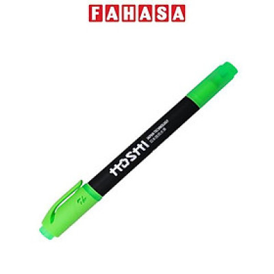 Bút Dạ Quang Hoshi 2 Đầu - Thiên Long HL-018/HS - Màu Xanh Lá