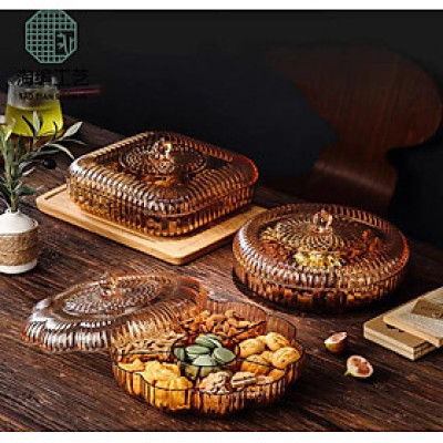 KHAY ĐỰNG MỨT TẾT BÁNH KẸO NGÀY TẾT SANG TRỌNG BẰNG MEKA ACRYLIC TRONG SUỐT 