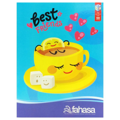 Combo 5 Tập Học Sinh Best Friends - 4 Ô ly 100 Trang ĐL 80gsm - Fahasa 04 (Mẫu Sản Phẩm Ngẫu Giao Ngẫu Nhiên)