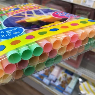 Set 35 ống hút trà sữa Hashiba Ø10x210mm - Hàng Nội Địa Nhật Bản