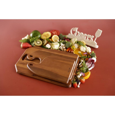 Bộ 3 Thớt Gia Đình Hạnh Phúc ChopChop - Gỗ Đức Thành - 04971