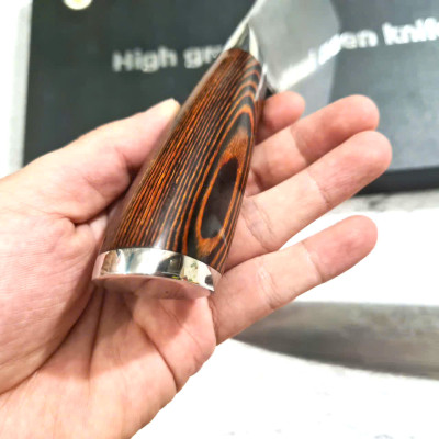 DAO - BỘ 3 DAO BẾP NHẬT BẢN THÉP DAMASCUS MÃ A7 DT2 nt topcomshop vn