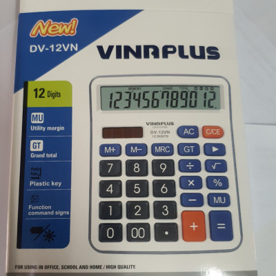 Máy Tính Tiền DV-12VN Để Bàn - Tính Tiền Tiện Lợi - Hàng Chính Hãng