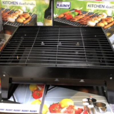 Bếp nướng than hoa vuông Rainy- Hàng chính hãng