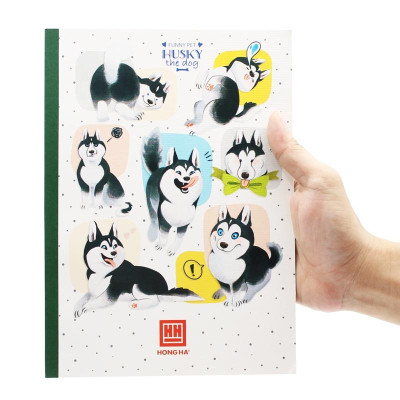 Combo 5 Vở Kẻ Ngang 120 Trang 58gsm Pupil Funny Pet - Hồng Hà 1100 (Mẫu Màu Giao Ngẫu Nhiên)