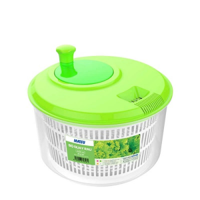 Bộ Quay Rau Lớn Matsu DUY TÂN No.807 | Ø 26,2 x 20 cm | Bộ Quay Ly Tâm - Ráo Nước Nhanh | TriTin
