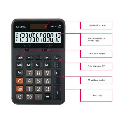 Máy Tính Casio AX-12B