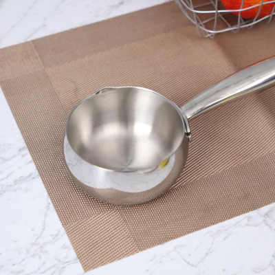 Quánh Inox Seka SKM38 Đường Kính 10, 12, 14, 18cm Nấu Cháo Quấy Bột Xào Sốt Tiện Lợi, Dùng Mọi Loại Bếp