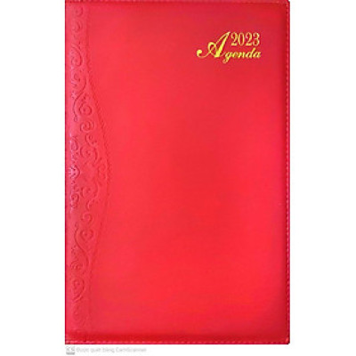 Sổ agenda 2023 bìa simili cao cấp khổ 16*24