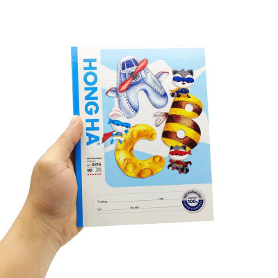 Tập Học Sinh Class ABC 5 Ô Ly Vuông 96 Trang 100gsm - Hồng Hà 0315 (Mẫu Sản Phẩm Giao Ngẫu Nhiên)