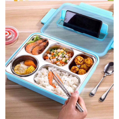 HỘP ĐỰNG CƠM THỨC ĂN CHO DÂN CÔNG SỞ, VĂN PHÒNG - HỘP CƠM NHIỀU NGĂN, TIỆN LỢI,MÀU SẮC DỄ THƯƠNG - Chính Hãng Henrysa