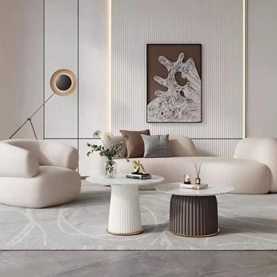 Bàn Sofa Tròn Đôi Nhập Khẩu Tundo HHP-BSF903-08 Cao Cấp