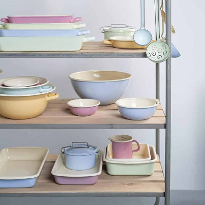 Thố Nướng Riess Classic 0435-006 36×21,5cm Blue Hàng chính hãng