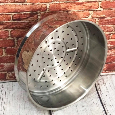 Bộ chảo xửng cao cấp Blackcube T&K Kims Cook 24cm , 3 lớp đúc liền inox 304 ,  tặng 10 muỗng ăn